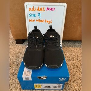 Adidas NMD Black and White Sneakers (new never worn)
